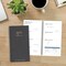 Graphite Grid Academic Year July 2026 - June 2027 3.5" x 6.5" Softcover Weekly Spiral Planner